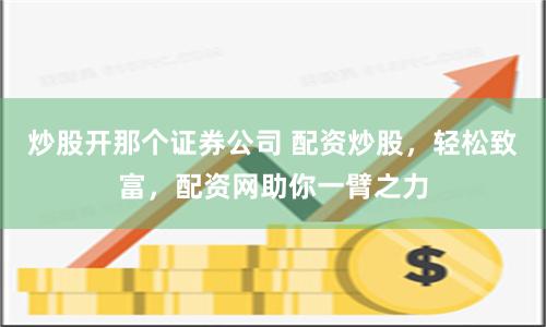 炒股开那个证券公司 配资炒股，轻松致富，配资网助你一臂之力